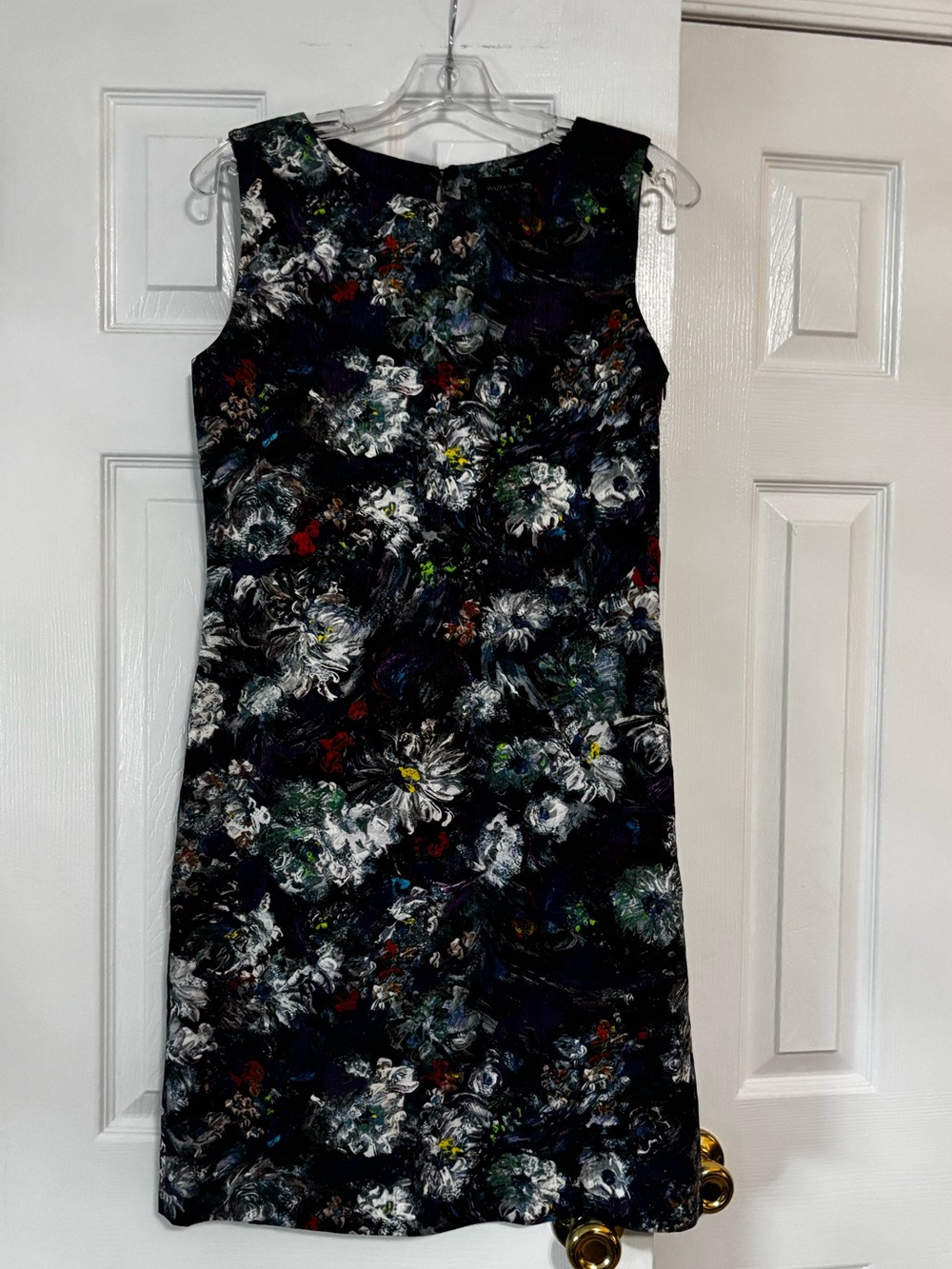 Piazza Sempione Sleeveless Floral Shift Dress size 40